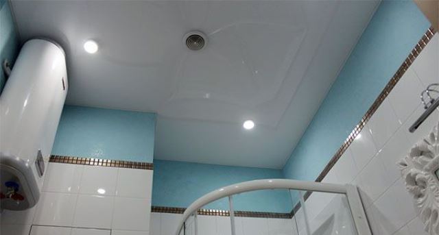  (вентиляция) в натяжном потолке в ванной: схема, монтаж .
